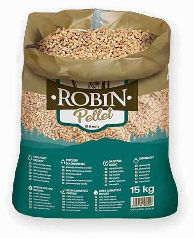 worek pelletu opałowego Robin do kupienia w Pakości lub sklepie internetowym